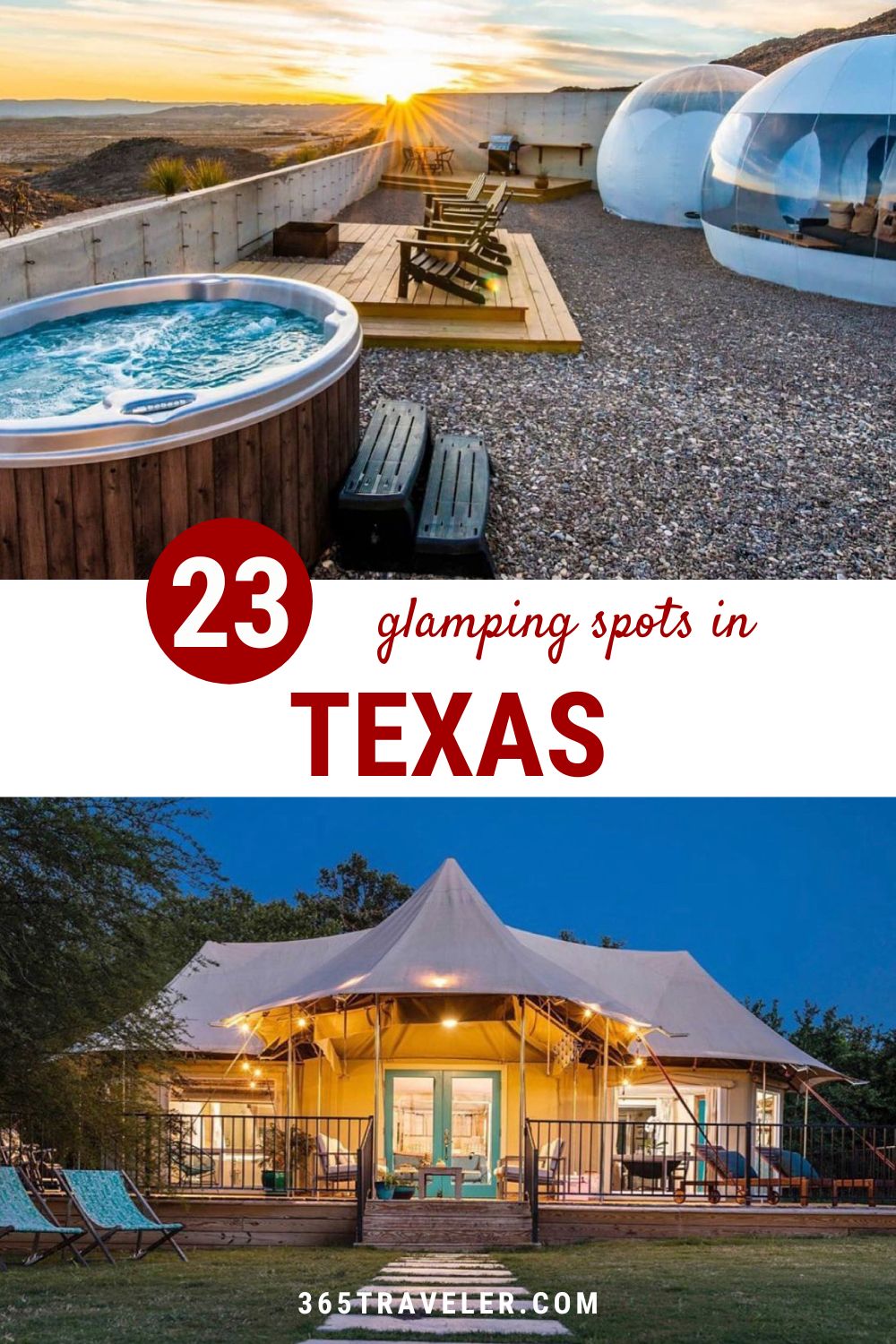 GLAMPING TEXAS: 23 GREAT SPOTS YOU'RE GONNA LOVE