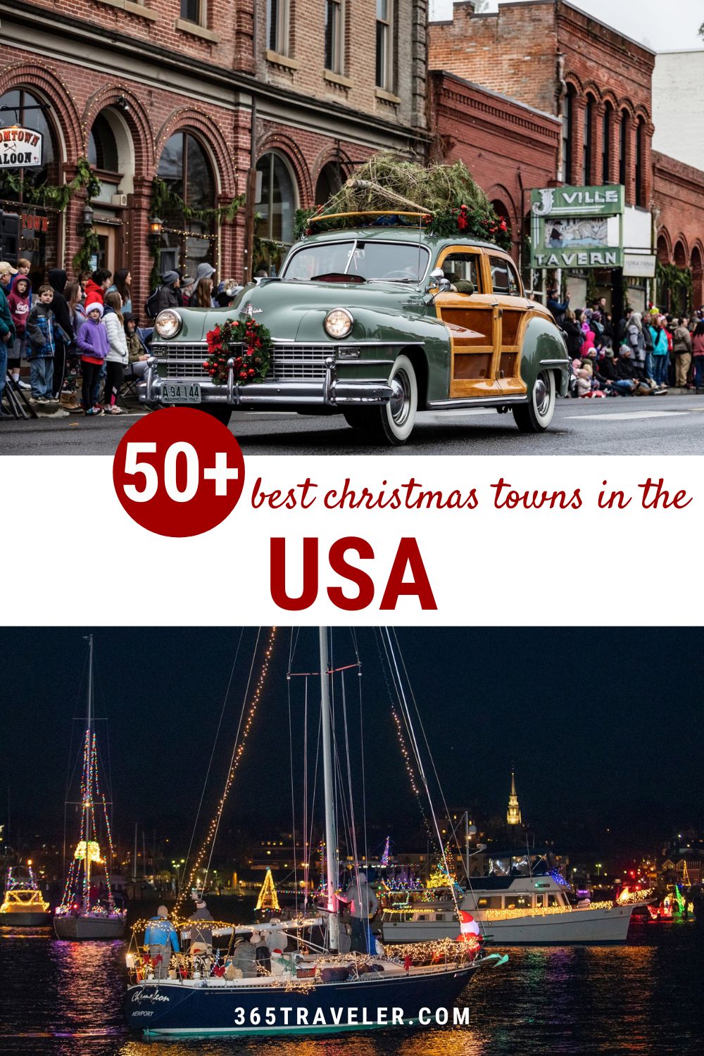 50+ ABSOLUTE BEST CHRISTMAS TOWNS IN USA