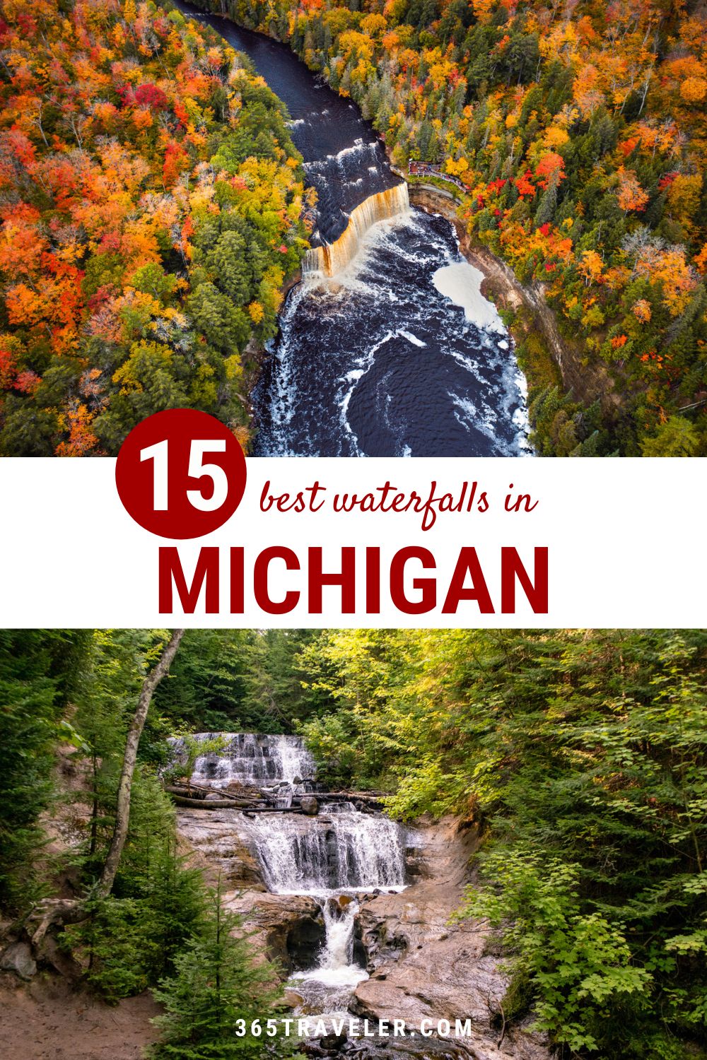 15 ABSOLUTELY BREATHTAKING WATERFALLS IN MICHIGAN {MAPPED!}